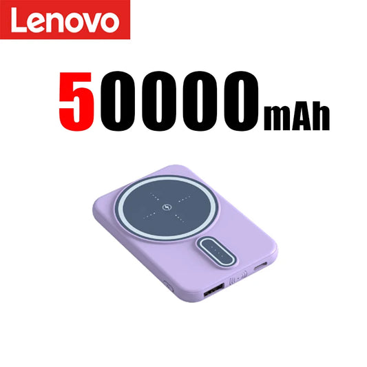 New Wireless Power Bank Ultra-Thin 50000Mah High Capacity Portable 22.5W Super Fast Charging for Iphone Samsung Huawei