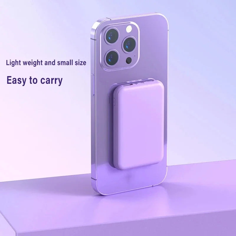 New Wireless Power Bank Ultra-Thin 50000Mah High Capacity Portable 22.5W Super Fast Charging for Iphone Samsung Huawei